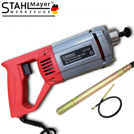 Електрически Иглен Вибратор за Бетон 35 мм x2м STAHLMAYER Електрически Иглен Вибратор за Бетон 35 мм x2м STAHLMAYER