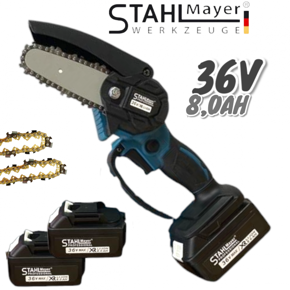 Акумулаторна Резачка за Клони Безжична STAHLMAYER 2x вериги Акумулаторна Резачка за Клони Безжична STAHLMAYER 2x вериги