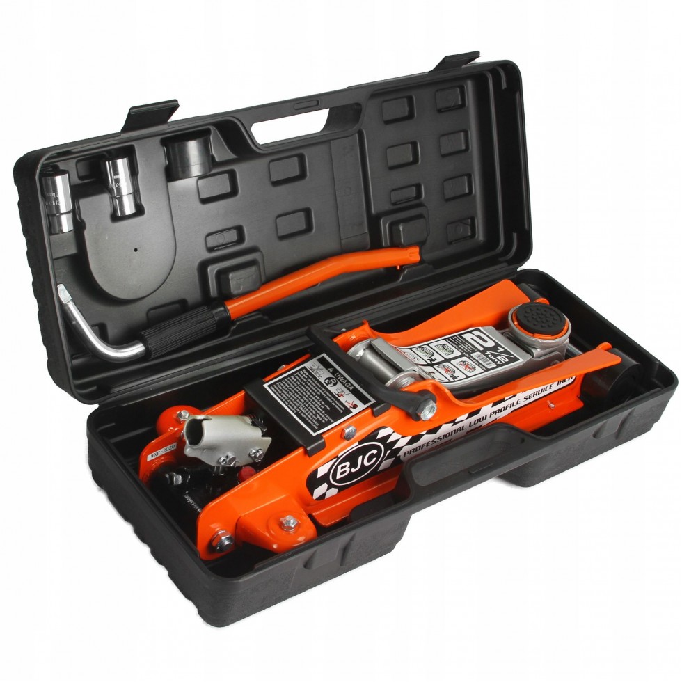 Нископрофилен Крик 2.5т 85-410мм BJC с вложки в куфар Нископрофилен Крик 2.5т 85-410мм BJC с вложки в куфар