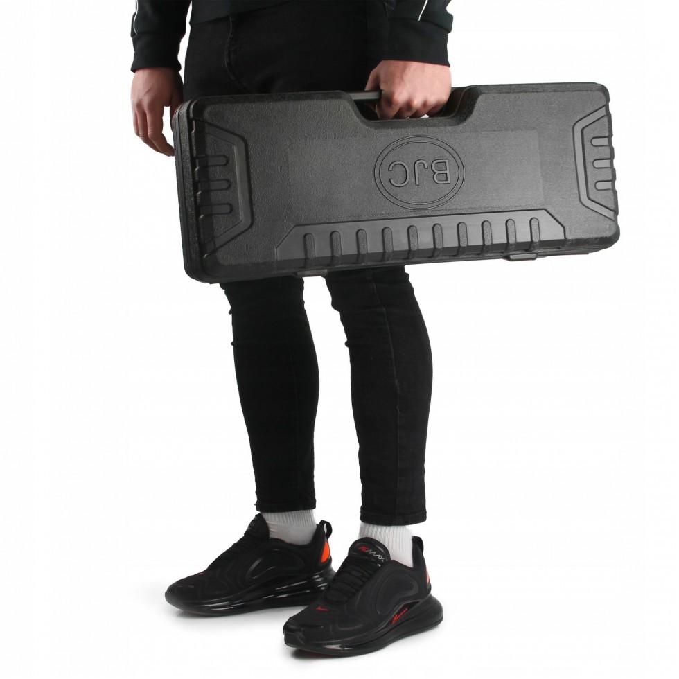 Нископрофилен Крик 2.5т 85-410мм BJC с вложки в куфар Нископрофилен Крик 2.5т 85-410мм BJC с вложки в куфар