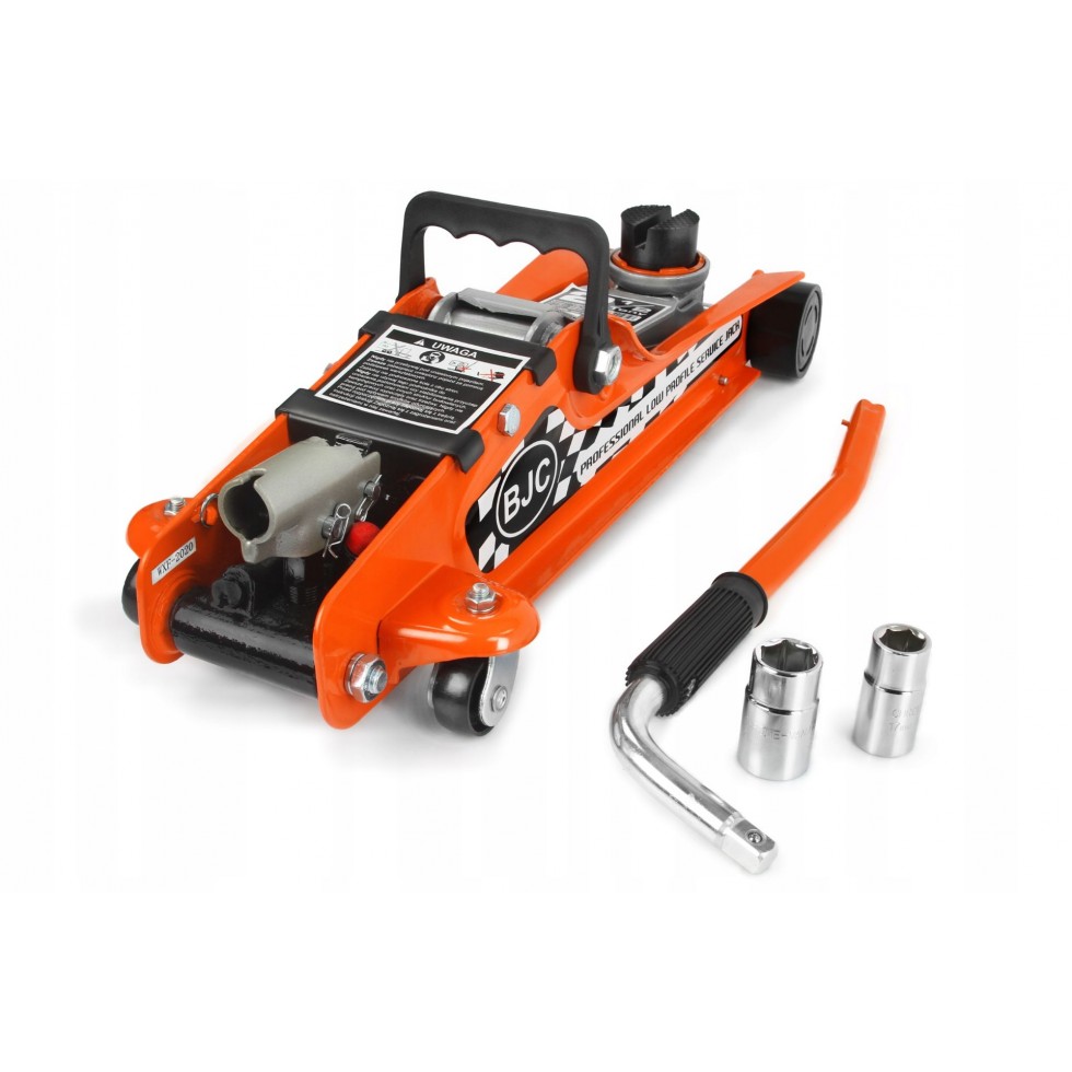 Нископрофилен Крик 2.5т 85-410мм BJC с вложки в куфар Нископрофилен Крик 2.5т 85-410мм BJC с вложки в куфар