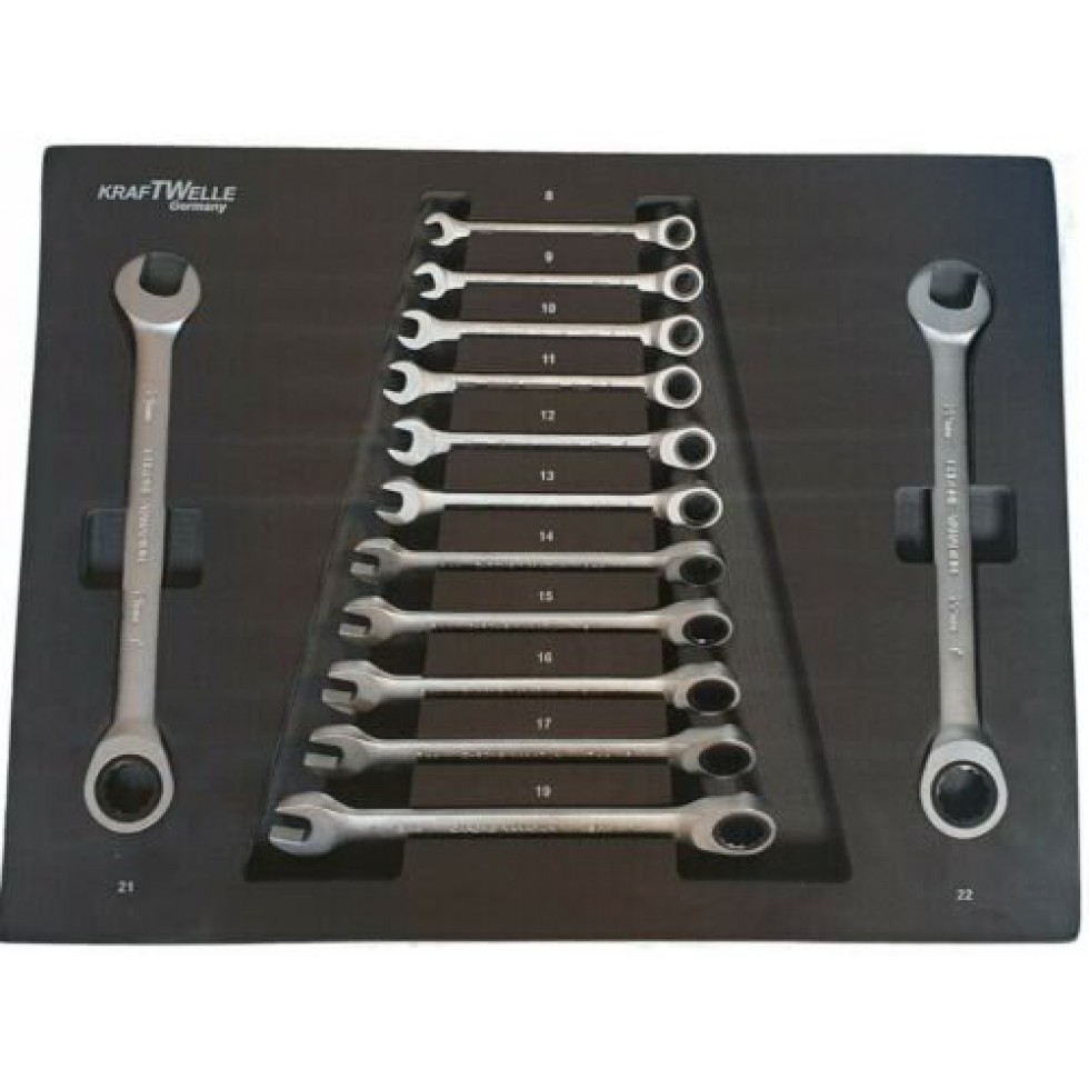 Немска Количка с Инструменти Шкаф с 7 чекмеджета 6 пълни KRAFTWELLE Немска Количка с Инструменти Шкаф с 7 чекмеджета 6 пълни KRAFTWELLE