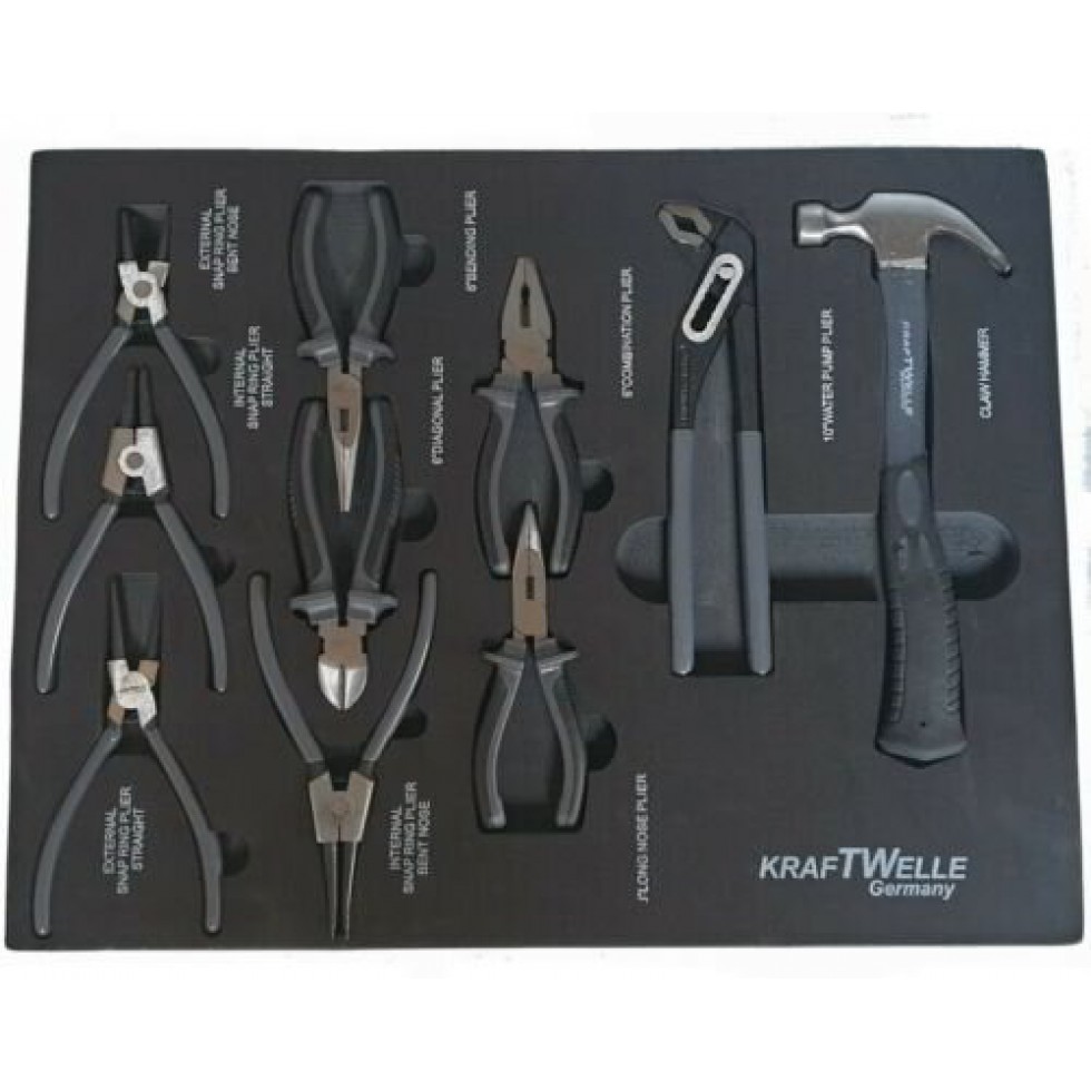 Немска Количка с Инструменти Шкаф с 7 чекмеджета 6 пълни KRAFTWELLE Немска Количка с Инструменти Шкаф с 7 чекмеджета 6 пълни KRAFTWELLE