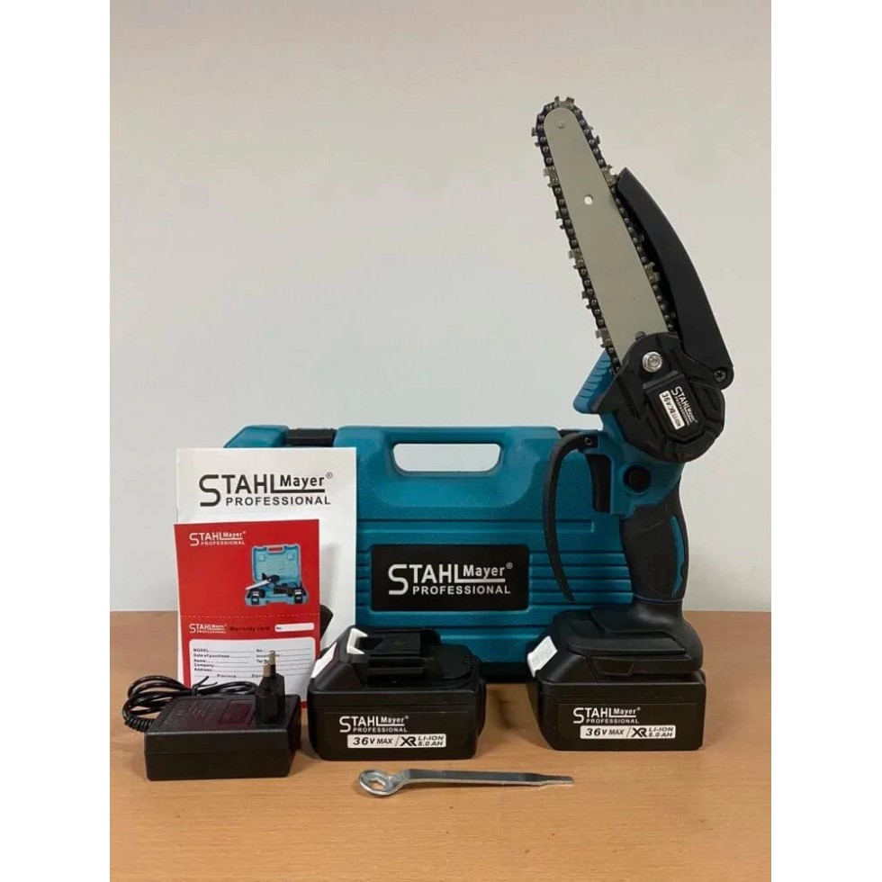 Акумулаторен Трион за Клони STAHLMAYER 36V 8.0Ah 15см шина Акумулаторен Трион за Клони STAHLMAYER 36V 8.0Ah 15см шина