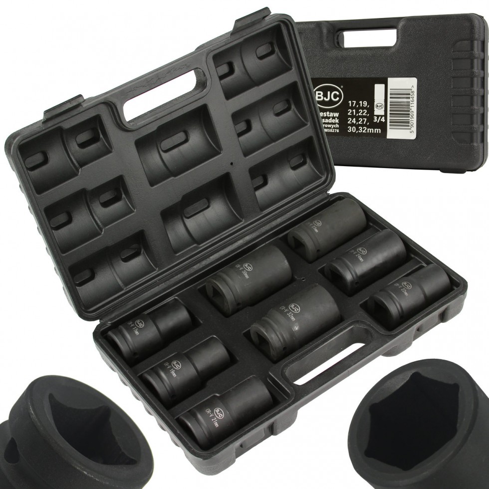 Ударни Вложки 3/4 8 части 17мм - 32мм BJC
