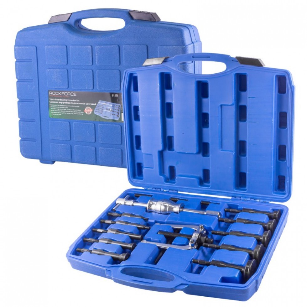 Комплект за лагери и втулки с обратен чук 16 части 8-58мм ROCKFORCE
