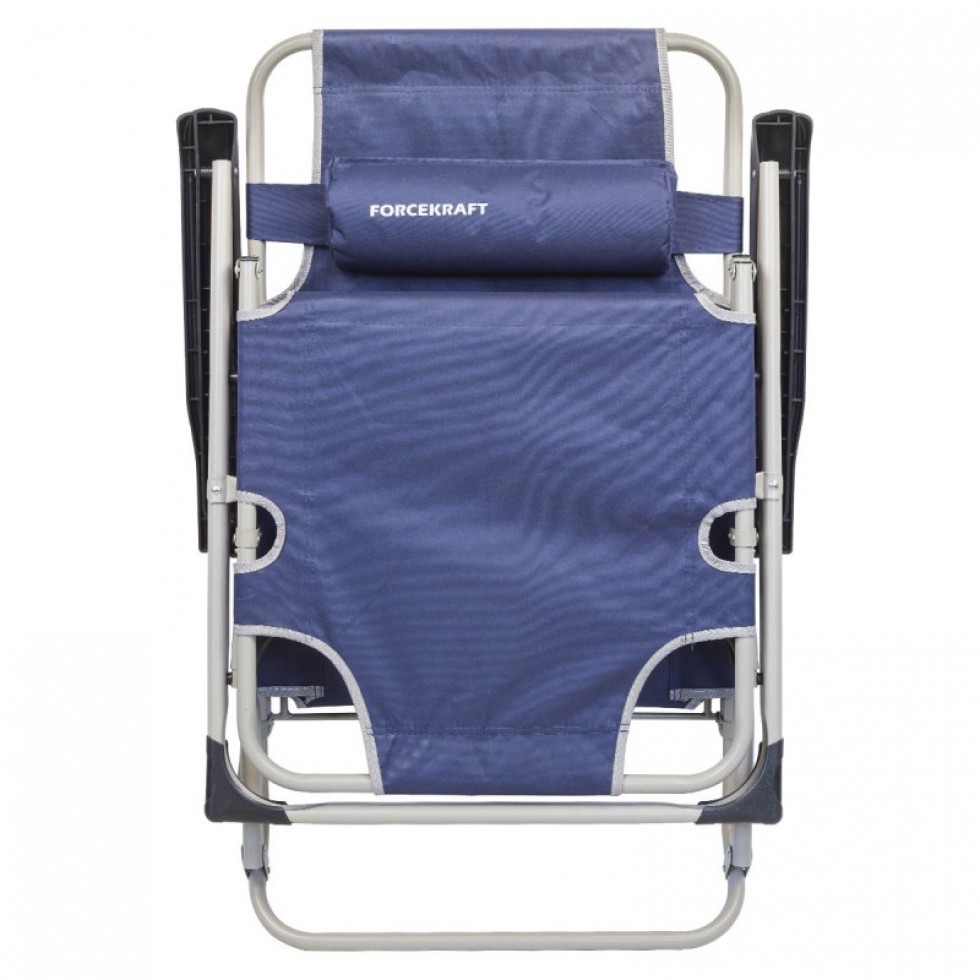 Сгъваем Усилен Шезлонг с подлакътник и възглавница Сгъваем Усилен Шезлонг с подлакътник и възглавница