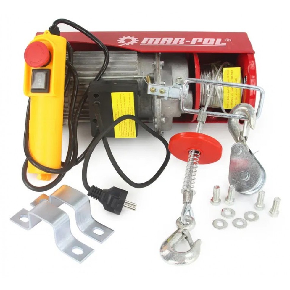 Лебедка Телфер 300/600кг 12 метра 1200W MAR POL Полша