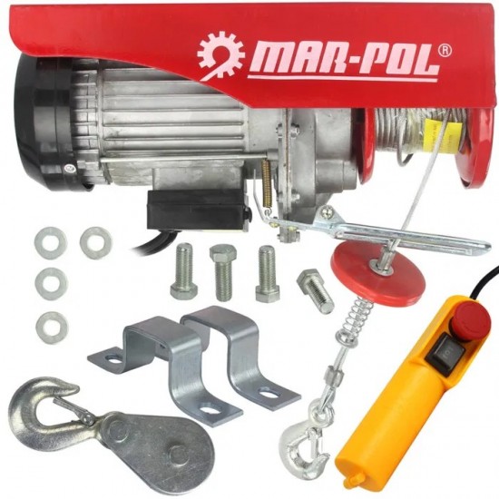 Лебедка Телфер 300/600кг 12 метра 1200W MAR POL Полша