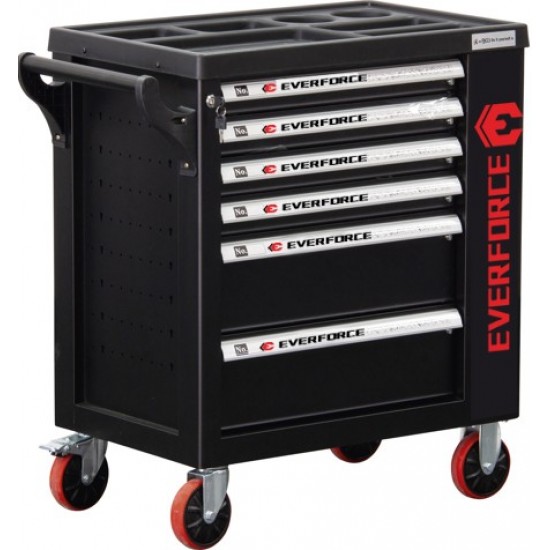 Шкаф с Инструменти с 6 чекмеджета 4 пълни EVERFORCE Шкаф с Инструменти с 6 чекмеджета 4 пълни EVERFORCE