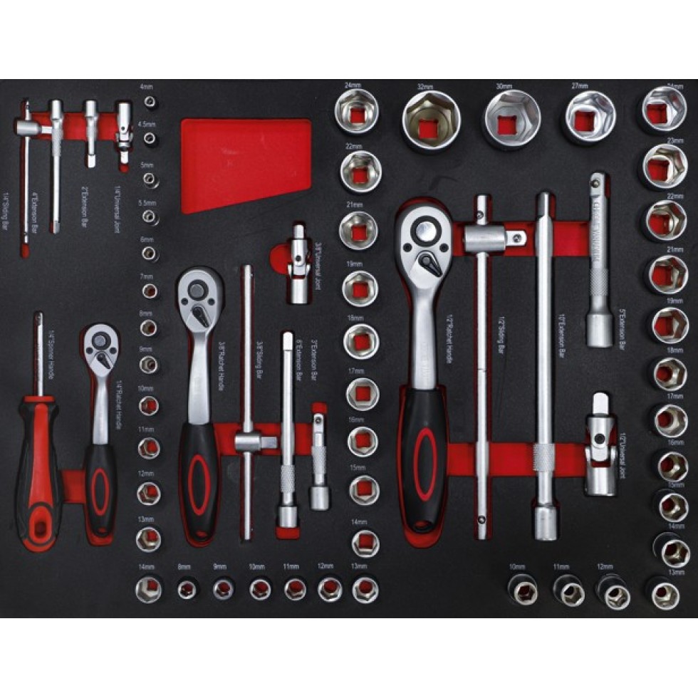 Шкаф с Инструменти с 6 чекмеджета 4 пълни EVERFORCE Шкаф с Инструменти с 6 чекмеджета 4 пълни EVERFORCE