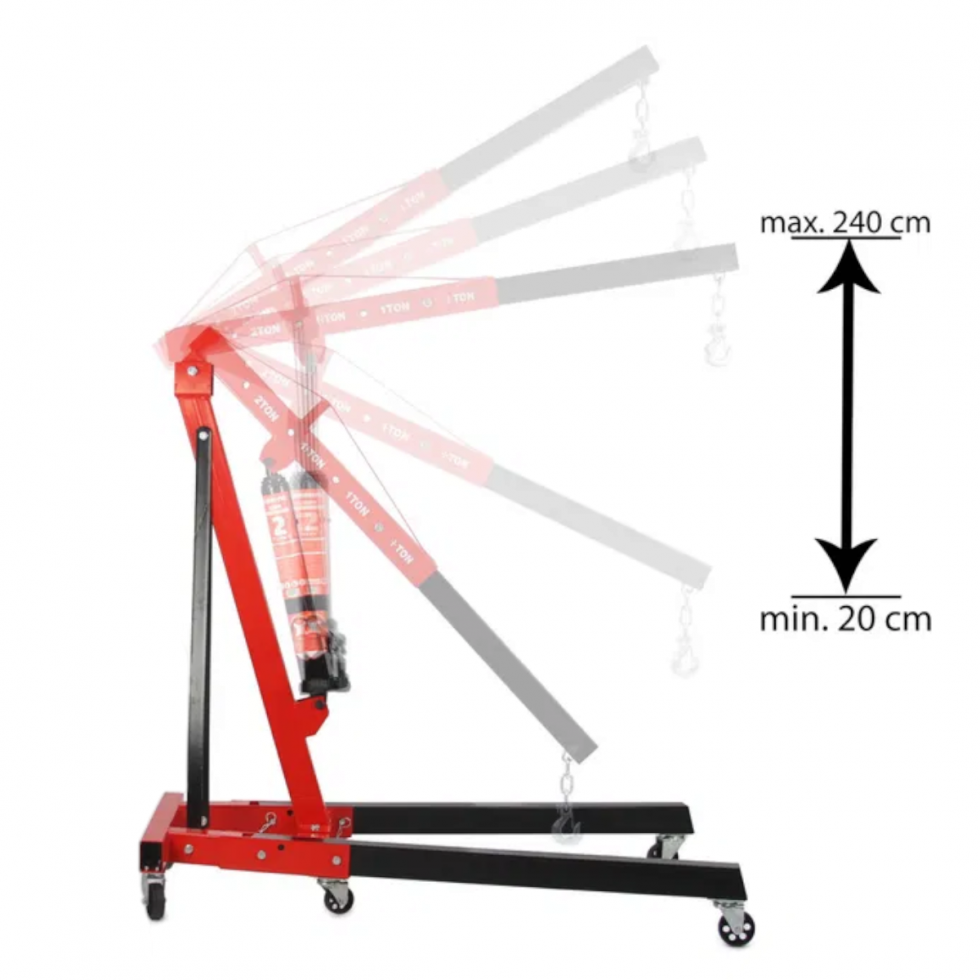 Кран за Двигател 2 тона Жираф Кран за Двигател 2 тона Жираф