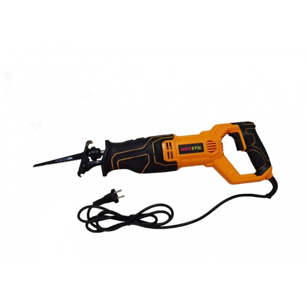 Електрически Саблен Трион 1600W WERSTIL Прав Трион за Месо Кости Желязо Дърво Пластмаса и др. Електрически Саблен Трион 1600W WERSTIL Прав Трион за Месо Кости Желязо Дърво Пластмаса и др.