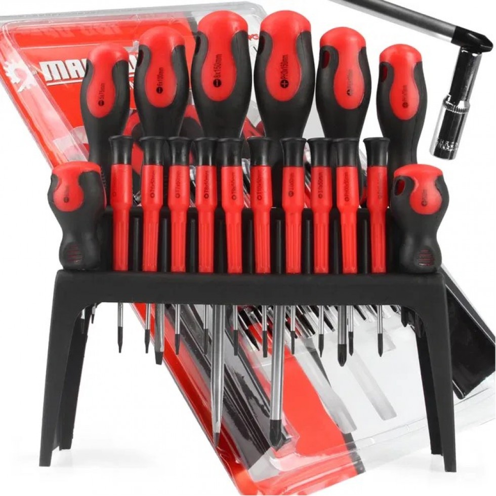 Комплект Отвертки 18 броя Отвертка MAR - POL отверки Полша Комплект Отвертки 18 броя Отвертка MAR - POL отверки Полша