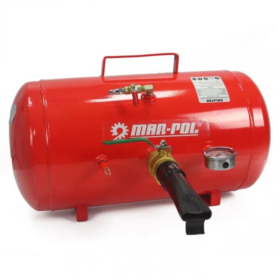 Полска Бутилка за Шоково Помпане на гуми 40 литра Mar-Pol Полска Бутилка за Шоково Помпане на гуми 40 литра Mar-Pol