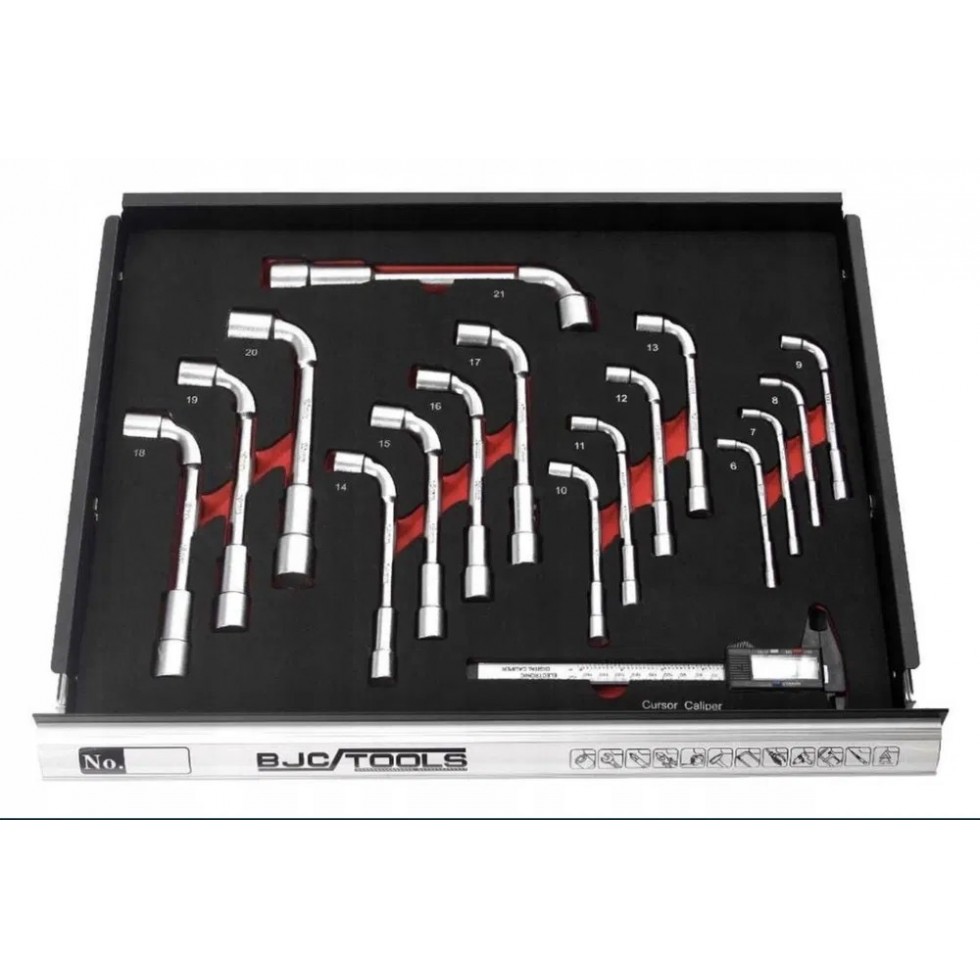 Професионален Шкаф с инструменти за сервиз BJC 7 пълни чекмеджета