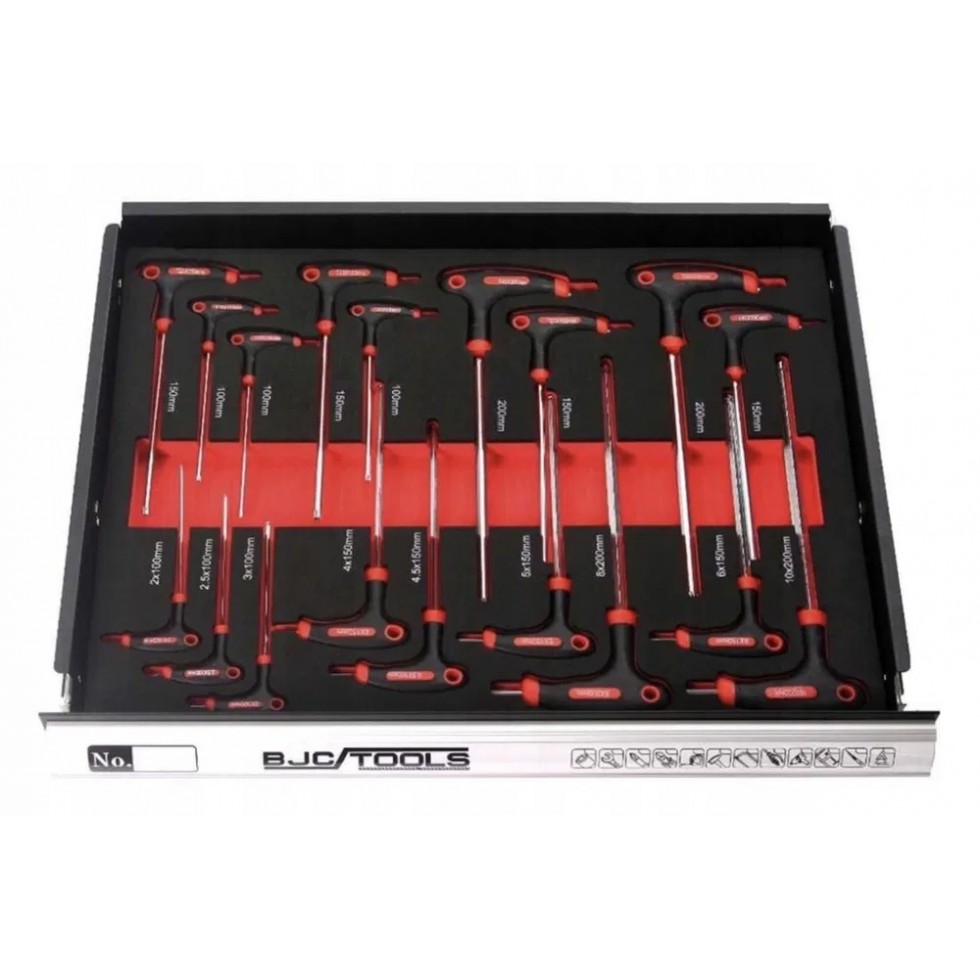 Професионален Шкаф с инструменти за сервиз BJC 7 пълни чекмеджета