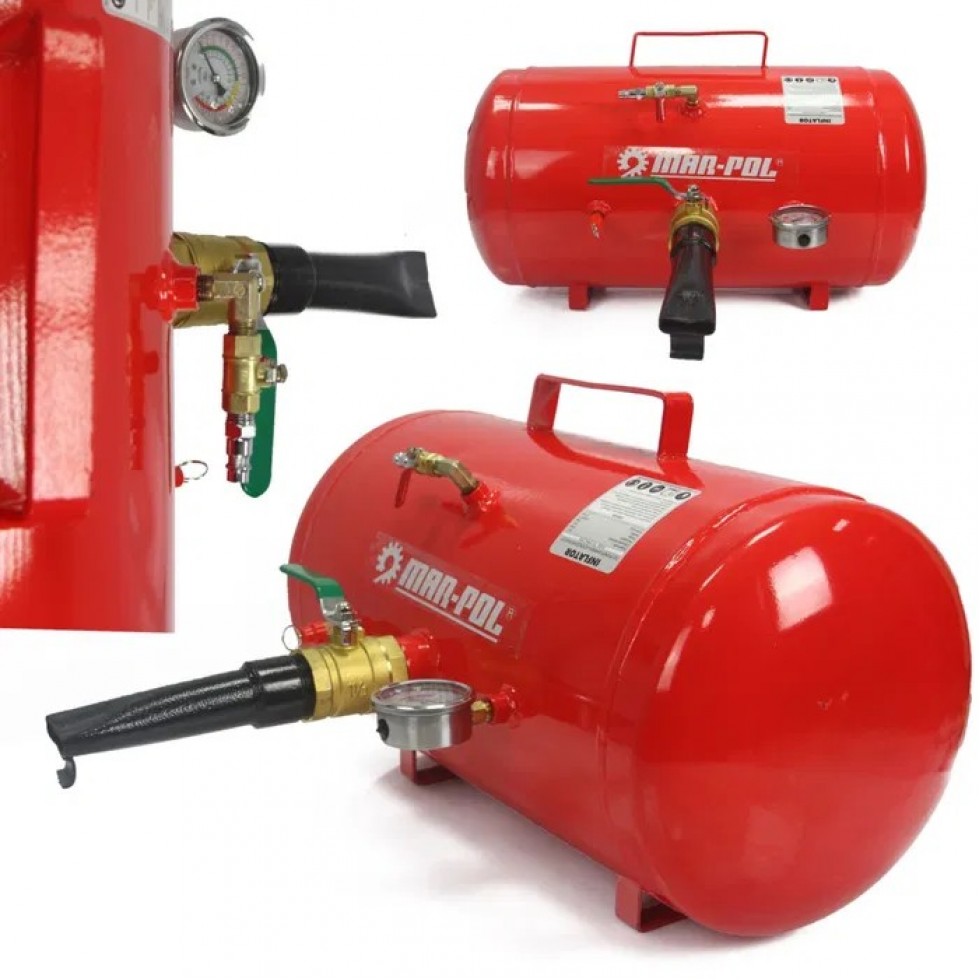 Полска Бутилка за Шоково Помпане на гуми 40 литра Mar-Pol Полска Бутилка за Шоково Помпане на гуми 40 литра Mar-Pol