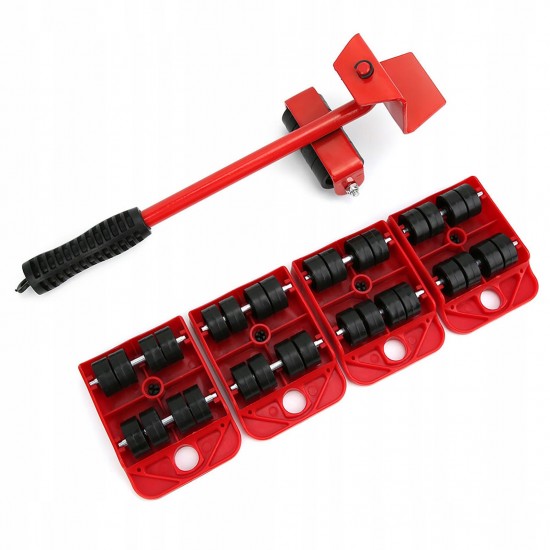 Уред за Преместване на Мебели Комплект 5 части Местене до 150кг Уред за Преместване на Мебели Комплект 5 части Местене до 150кг