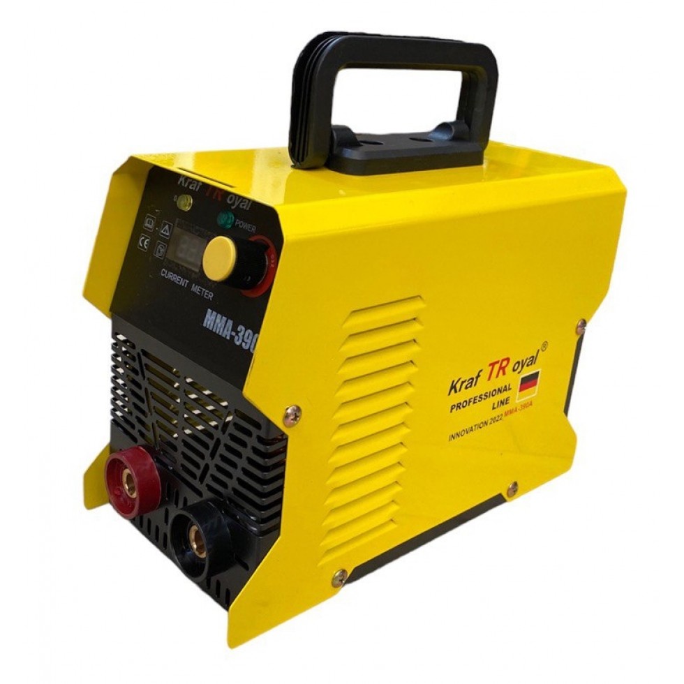 Инверторен Електрожен 400А KraftRoyal до 5мм + Соларна Маска Шлем Инверторен Електрожен 400А KraftRoyal до 5мм + Соларна Маска Шлем