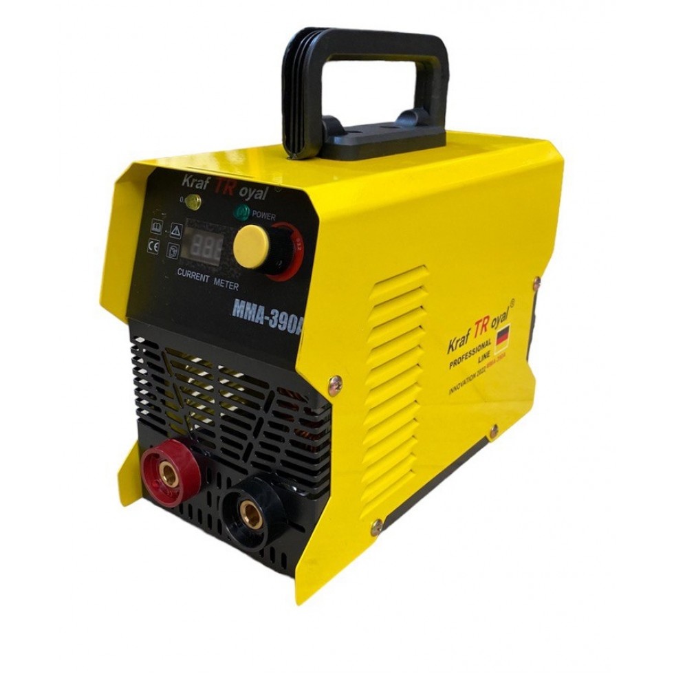 Инверторен Електрожен 400А KraftRoyal до 5мм + Соларна Маска Шлем Инверторен Електрожен 400А KraftRoyal до 5мм + Соларна Маска Шлем