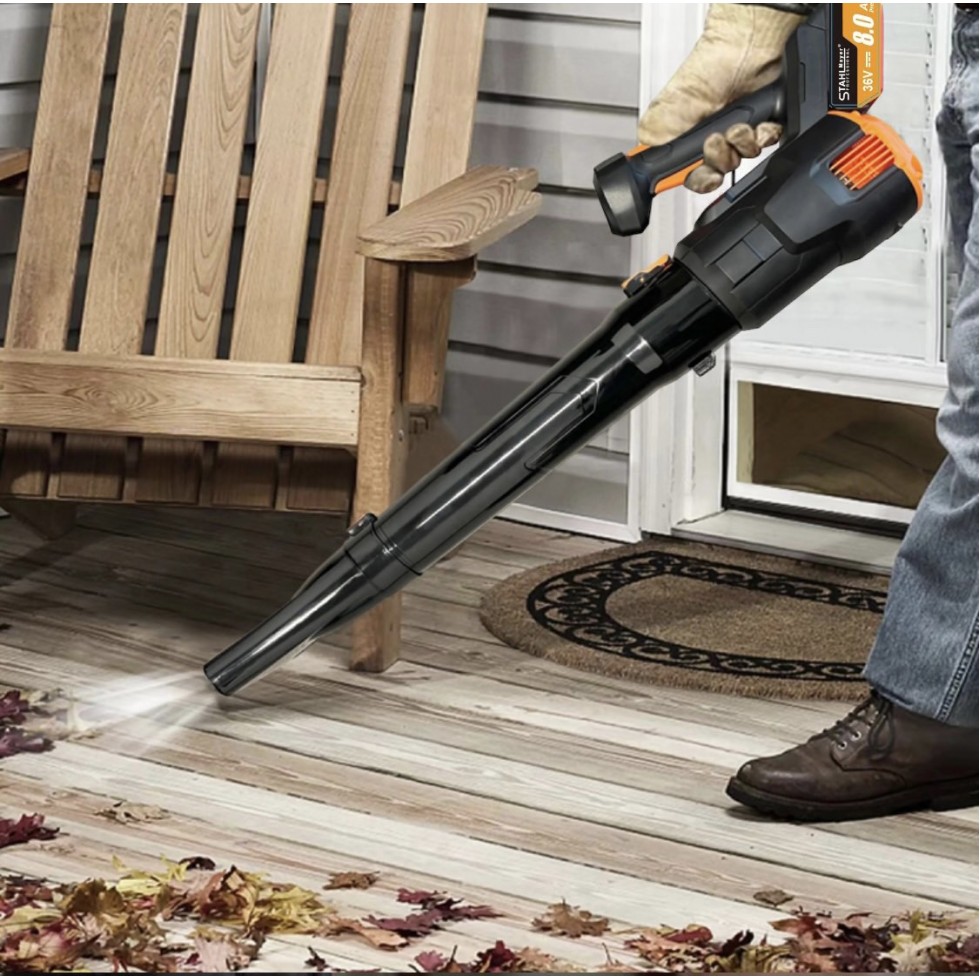 Акумулаторна Духалка за листа STAHLMAYER 36V 8.0AH ВЪЗДУХОДУВКА Безжична Акумулаторна Духалка за листа STAHLMAYER 36V 8.0AH ВЪЗДУХОДУВКА Безжична