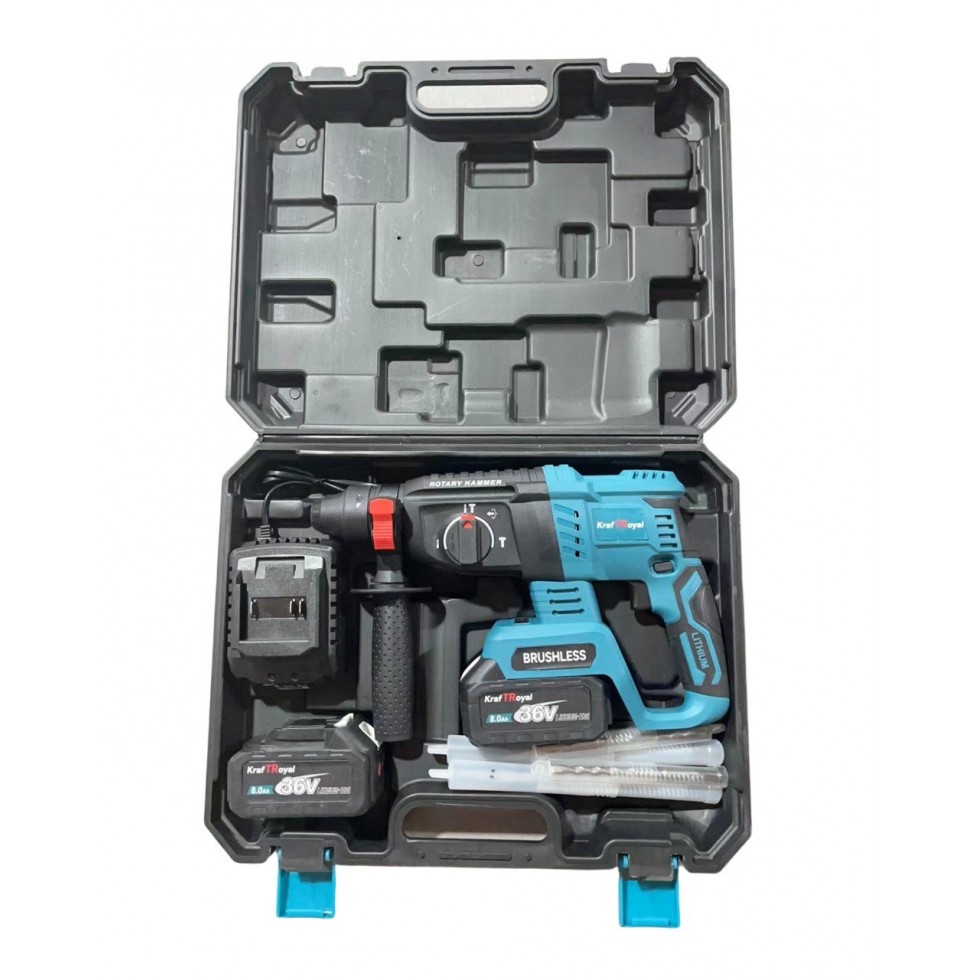 Акумулаторен Перфоратор Безчетков 36V 8,0AH KRAFTROYAL SDS PLUS Безжичен Акумулаторен Перфоратор Безчетков 36V 8,0AH KRAFTROYAL SDS PLUS Безжичен