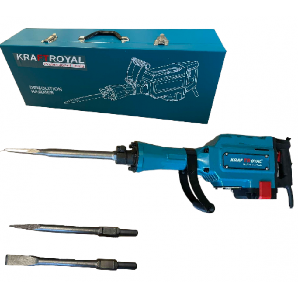 Професионален Къртач KRAFTROYAL 2400W за къртене и пробиване Професионален Къртач KRAFTROYAL 2400W за къртене и пробиване