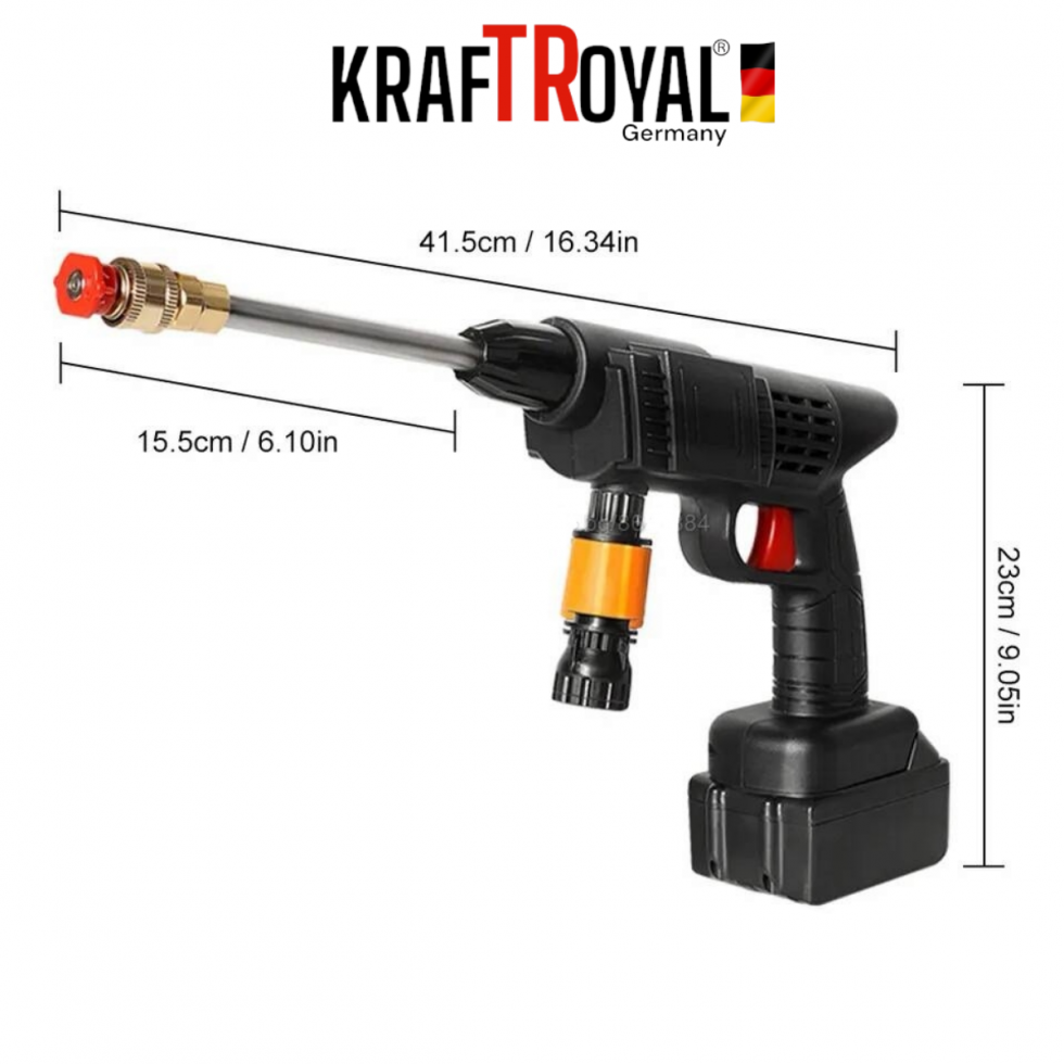 Акумулаторна Водоструйка 36V 8,0AH KRAFTROYAL 22 бара Акумулаторна Водоструйка 36V 8,0AH KRAFTROYAL 22 бара