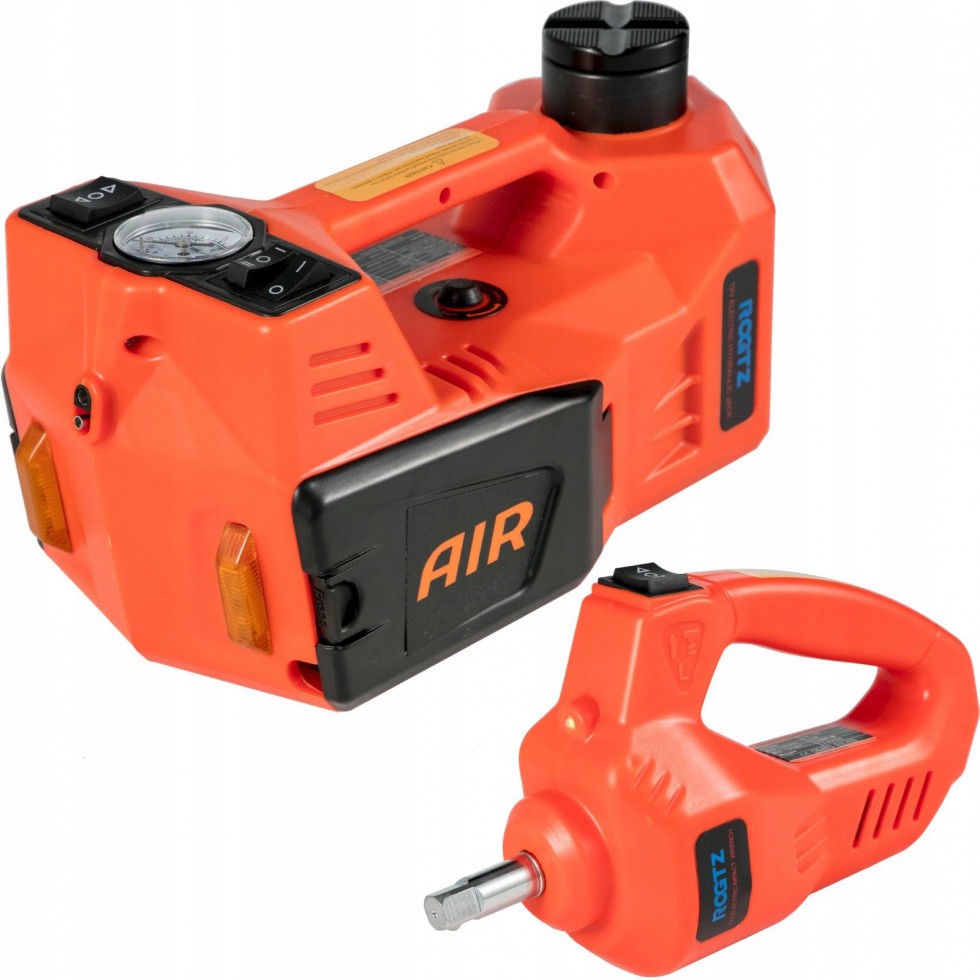 Комплект Електрически Хидравличен Крик 3в1 - Компресор , Електрически Ударен Гайковерт , Крик Комплект Електрически Хидравличен Крик 3в1 - Компресор , Електрически Ударен Гайковерт , Крик