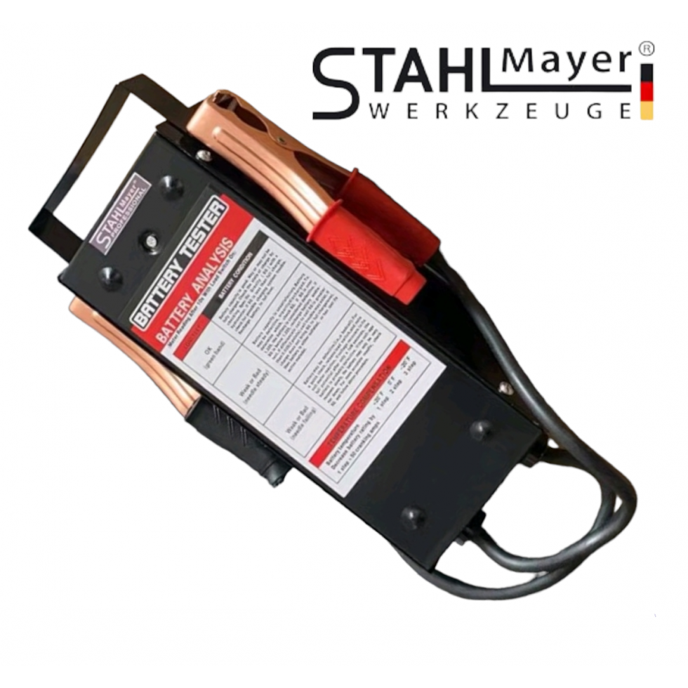 Товарна Вилка STAHLMAYER Тестер за Акумулатори 6/12V 100AH Товарна Вилка STAHLMAYER Тестер за Акумулатори 6/12V 100AH