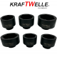Ударни Вложки Комплект 6 броя 1″ цол 80-105мм Професионални KRAFTWELLE
