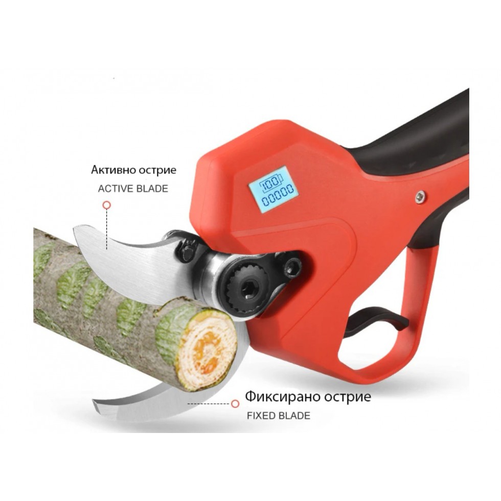 Акумулаторна Лозарска Ножица за Клони ТАЙГА 36V 8.0AH с Индикатор на Батерия + Резервен Нож Акумулаторна Лозарска Ножица за Клони ТАЙГА 36V 8.0AH с Индикатор на Батерия + Резервен Нож