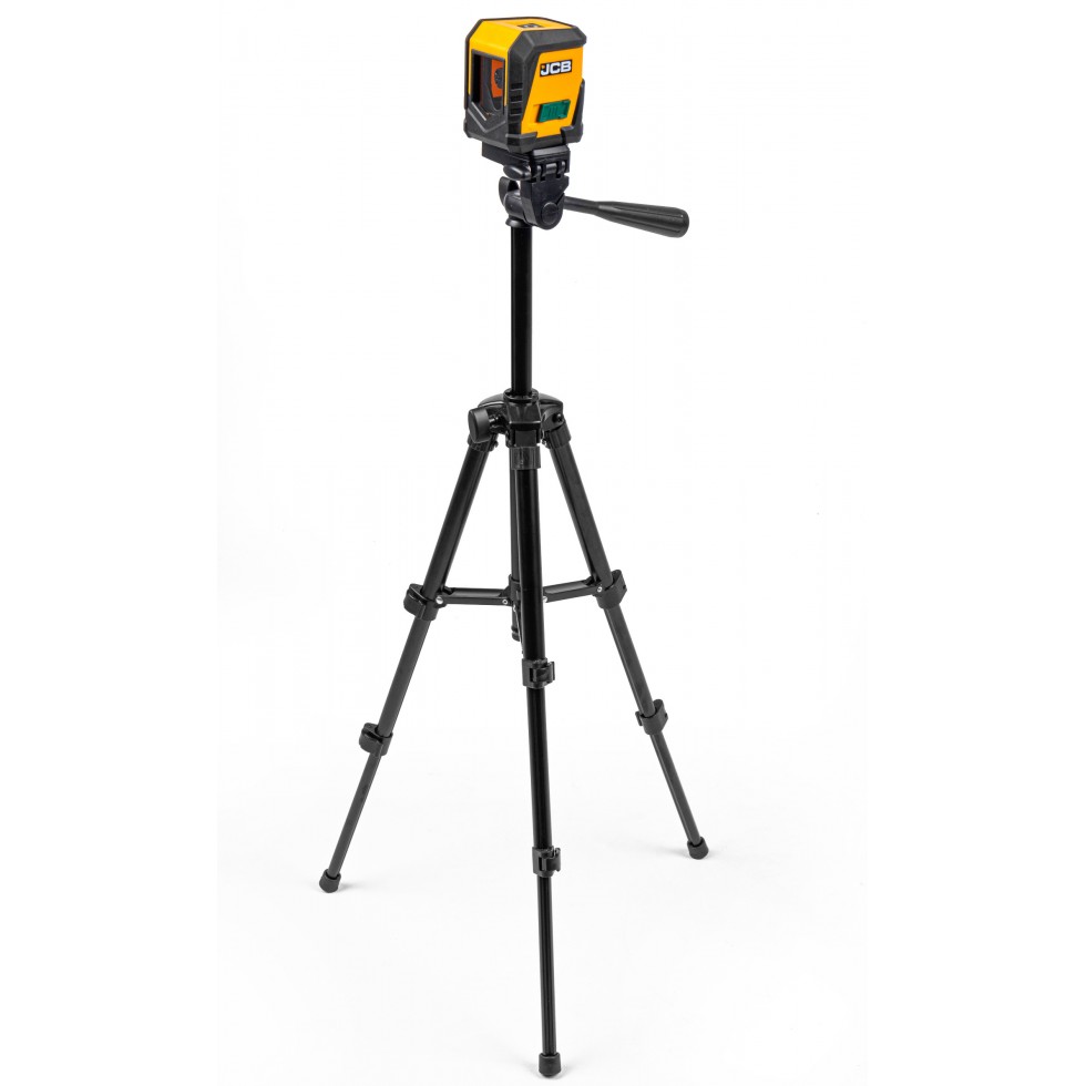 Лазерен Нивелир с Тринога Стойка JCB CLL-G 20 Метра със Зелен Лъч