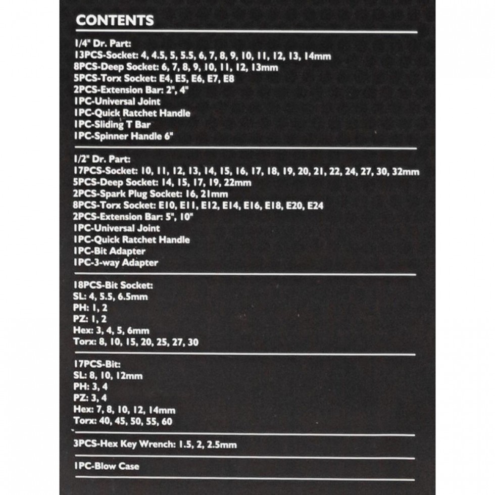 Гедоре Професионално 108 части JCB 1/2 и 1/4 J-41082-5 Хром Ванадиева Стомана Гедоре Професионално 108 части JCB 1/2 и 1/4 J-41082-5 Хром Ванадиева Стомана