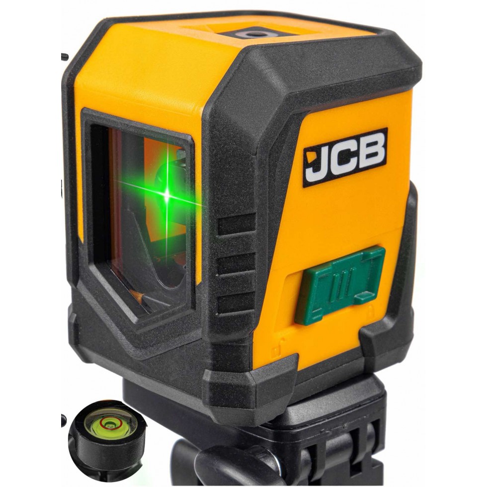 Лазерен Нивелир с Тринога Стойка JCB CLL-G 20 Метра със Зелен Лъч