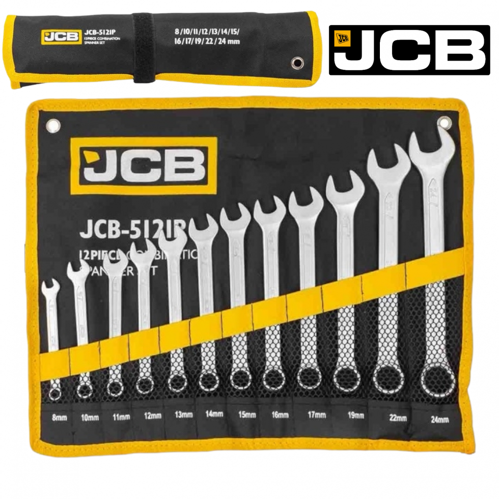 Комплект Звездогаечни Ключове JCB 12 броя 8-24мм 5121P Комплект Звездогаечни Ключове JCB 12 броя 8-24мм 5121P
