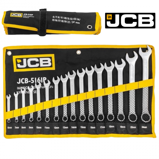 Комплект Звездогаечни Ключове JCB 16 броя 6-24мм 5161P