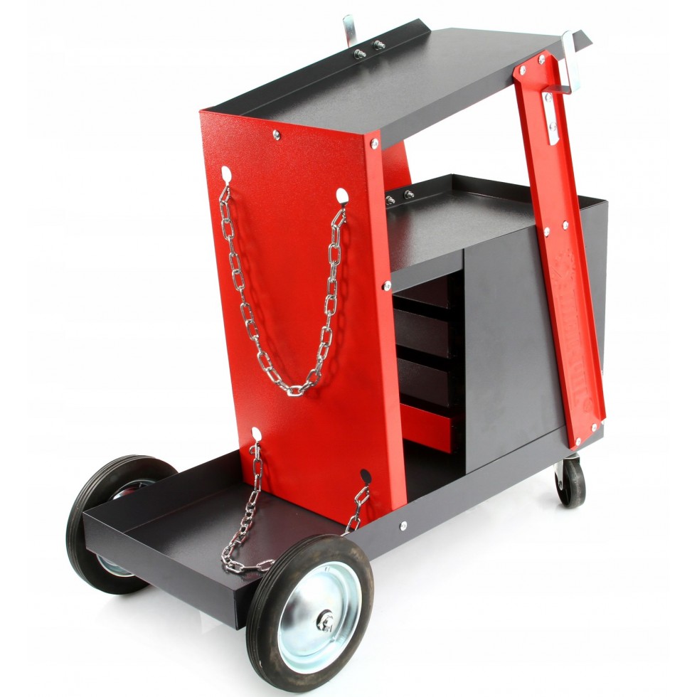 Количка за Заваръчни Апарати MAR-POL M66612 с 4 чекмеджета Количка за Заваръчни Апарати MAR-POL M66612 с 4 чекмеджета