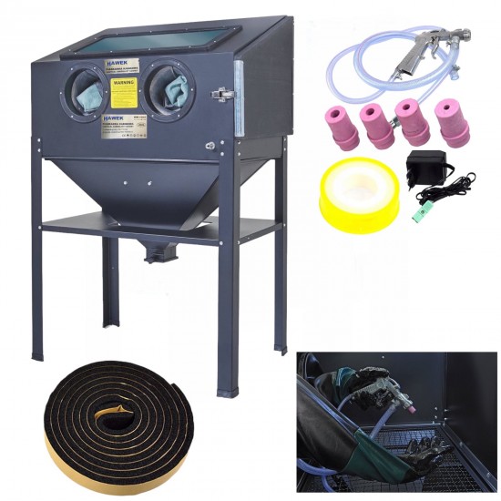 Полска Пясъкоструйна Кабина 220 литра  HAWEK HW-1045