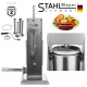 Пълначка за Месо Наденици Колбаси Кайма и др 5 литра Професионална Вертикална Неръждаема Стомана STAHLMAYER