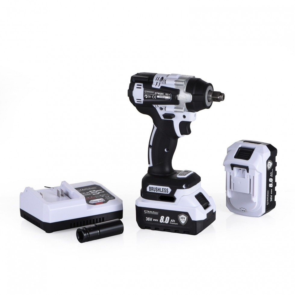 Акумулаторен Комбиниран Гайковерт - Винтоверт 36V 8,0AH Ударен STAHLMAYER 2 батерии Модел-2025 Акумулаторен Комбиниран Гайковерт - Винтоверт 36V 8,0AH Ударен STAHLMAYER 2 батерии Модел-2025