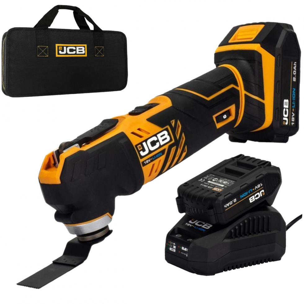 Акумулаторен Многофункционален Инструмент JCB 18V JCB 18MT-2XB-E Акумулаторен Многофункционален Инструмент JCB 18V JCB 18MT-2XB-E