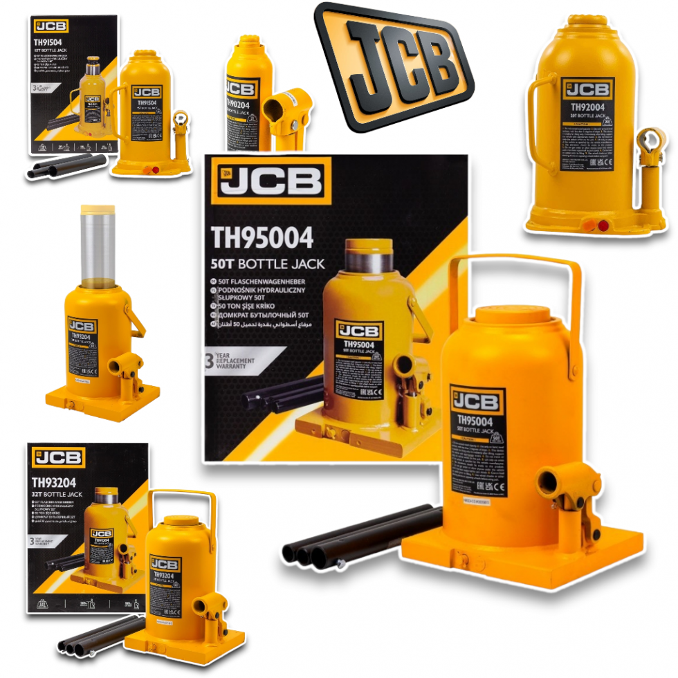 Хидравличен Крик JCB Тип бутилка 2 тона 3 тона 5 тона 10 тона 15 тона 20 тона 32 тона и 50 тона