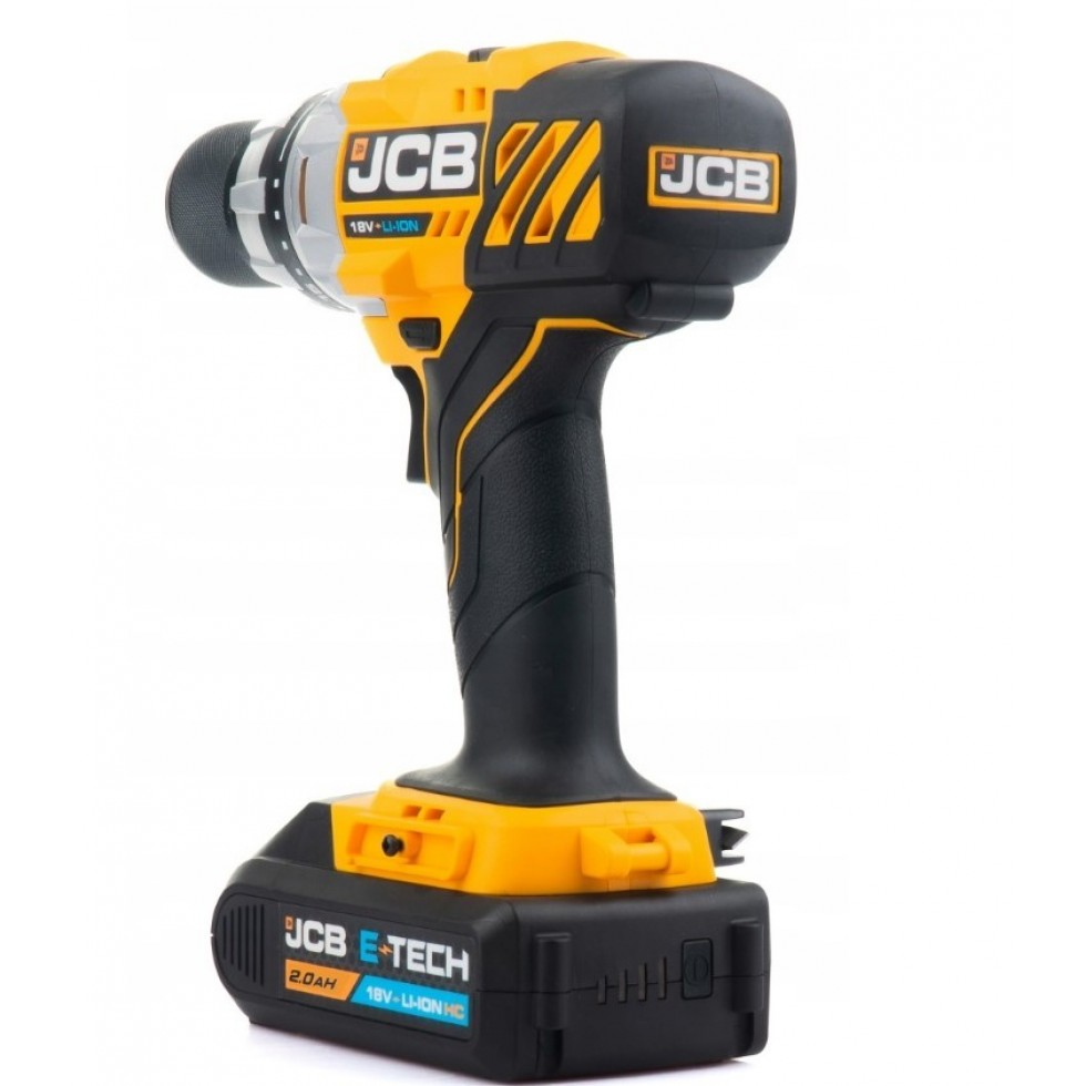 Акумулаторен Винтоверт JCB 45Nm 18V 18DD-2X-E Бормашина с батерия и зарядно Акумулаторен Винтоверт JCB 45Nm 18V 18DD-2X-E Бормашина с батерия и зарядно