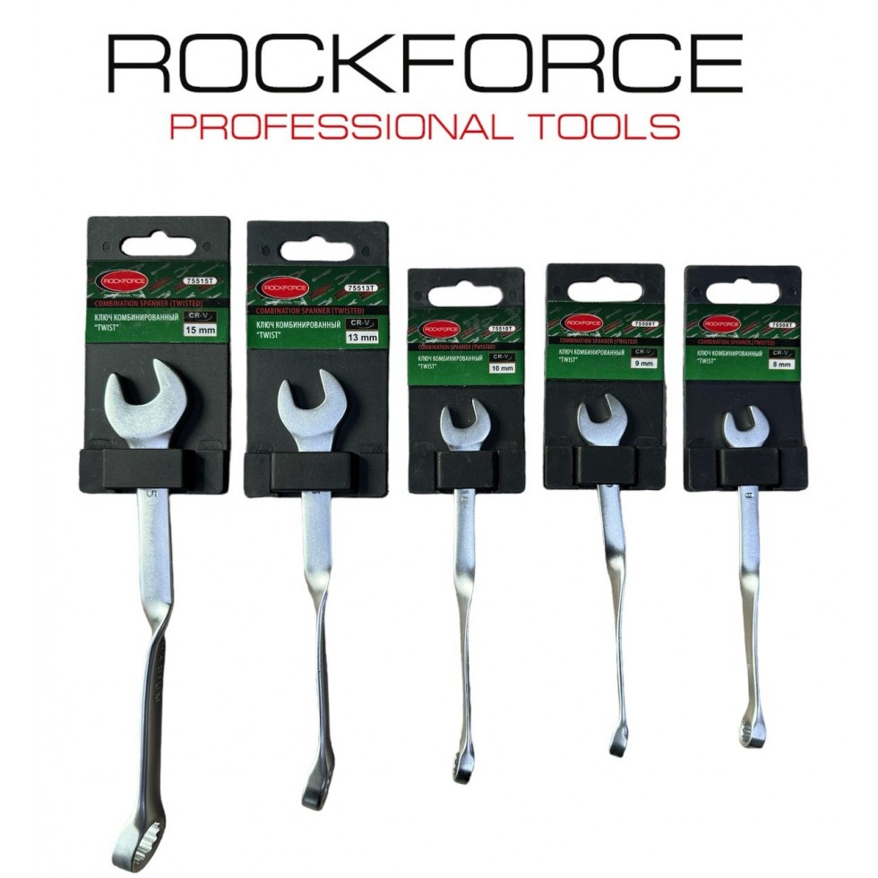 Звездогаечни Ключове Twist ROCKFORCE 5 части