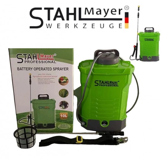 Градинска Пръскачка Акумулаторна Ръчна 10 литра STAHLMAYER Градинска Пръскачка Акумулаторна Ръчна 10 литра STAHLMAYER