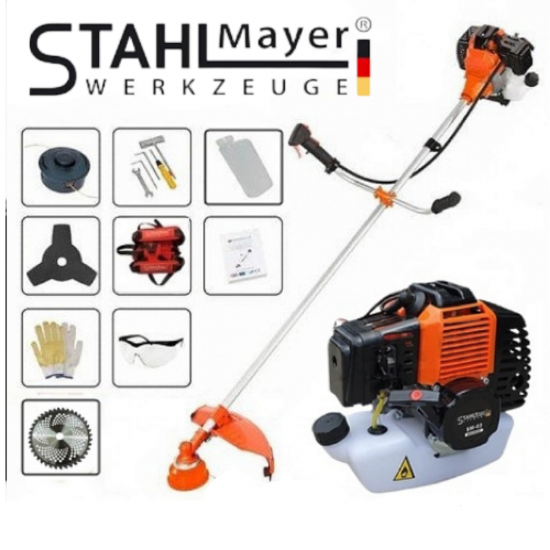 Бензинов Тример за Трева Храсторез Кастрачка за Храсти 74 кубика STAHLMAYER
