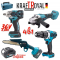 Резачка за Клони Ъглошлайф Гайковерт - Импакт и Винтоверт Акумулаторен 3 броя Батерии 36V 8.0AH 4в1 Куфар