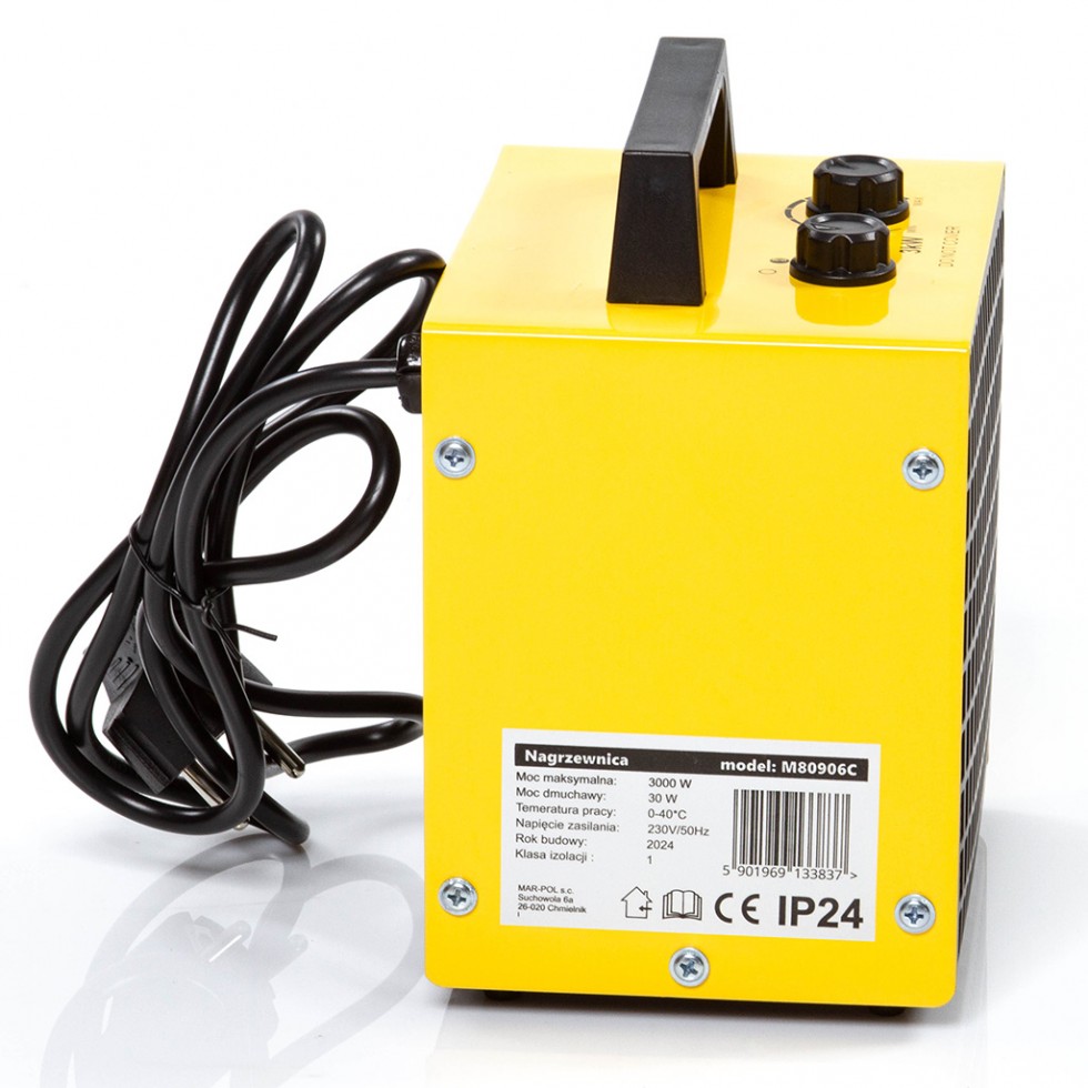 Електрически Калорифер 3kw 210м3/час Mar Pol Полша Електрически Калорифер 3kw 210м3/час Mar Pol Полша